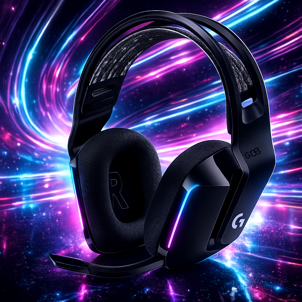 Logitech G733 Lightspeed Wireless RGB Gaming Headset (Neon Chrome)