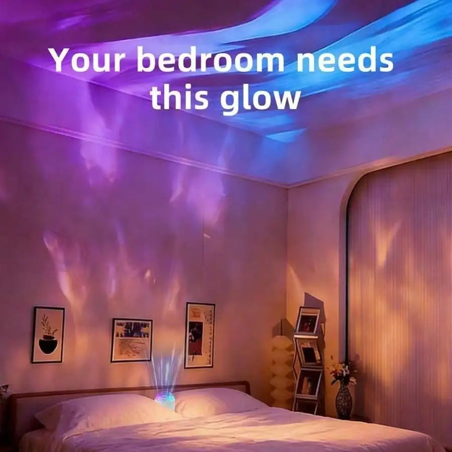 (Saltwater For Strings) Ocean Wave & 3D Water Ripple Projector Light