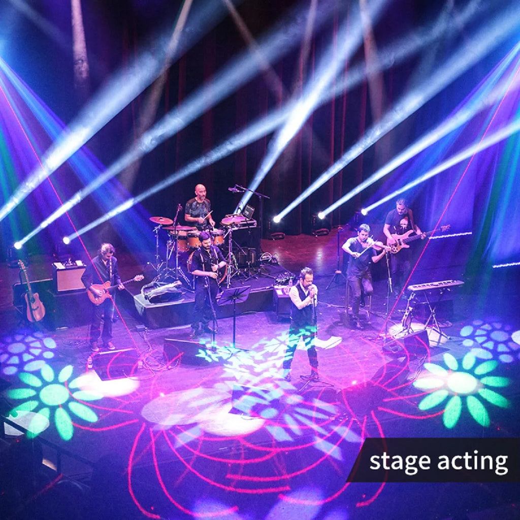 RGB DMX Stage Light – DJ Disco Strobe & LED Projection Party Light with Sound Control & Remote