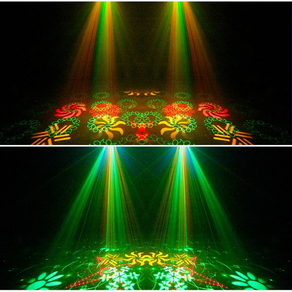 RGB DMX Stage Light – DJ Disco Strobe & LED Projection Party Light with Sound Control & Remote