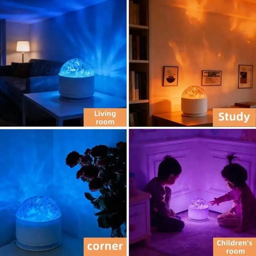 (Saltwater For Strings) Ocean Wave & 3D Water Ripple Projector Light