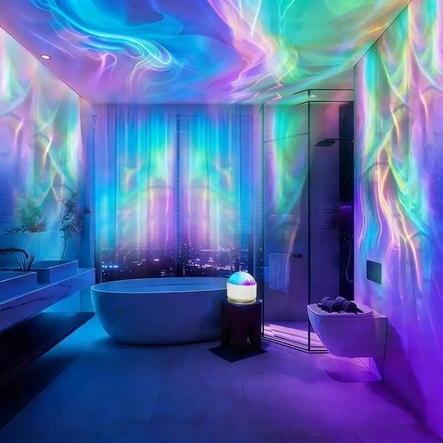 (Saltwater For Strings) Ocean Wave & 3D Water Ripple Projector Light